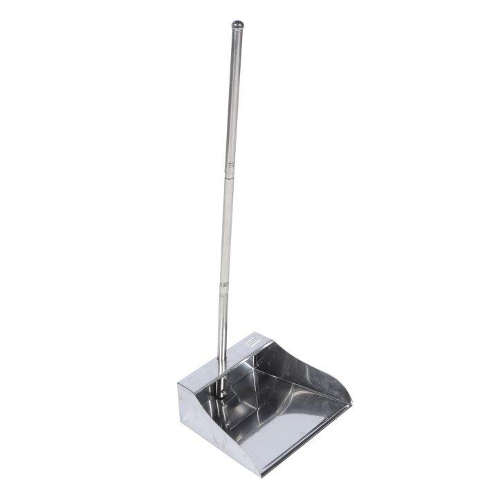 「Storage Box」 Dustpan Long Pan Metal Cleaning Handle Pans Upright ...