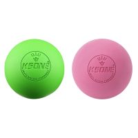 2x KSONE 6.3cm Fascia Ball Lacrosse Ball Yoga Muscle Relaxation Pain Relief Portable Physiotherapy Ball 5 &amp; 3