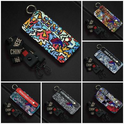 Phone Holder TPU Phone Case For Asus ROG Phone5/5S/5Pro/5UltimateZS673KS Back Cover Kickstand Shockproof Anti-dust Cute