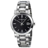 Burberry  city black dial silver พร้อมส่ง3ไซส์️ bu9101 BU9001 BU9201