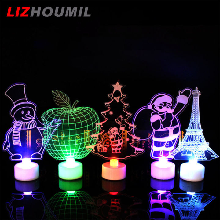 lizhoumil-โคมไฟ-led-3d-ไฟกลางคืนสีสันสำหรับตกแต่งงานปาร์ตี้คริสมาสต์ในบ้านของขวัญสำหรับเด็ก