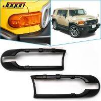 การอัพเกรดภายนอกสำหรับ Toyota FJ Cruiser XJ10กันชนหน้าไฟตัดหมอกสติกเกอร์ภาพกรอบไฟฉายคาดศีรษะตัวคลุม Grille Trim 2007-2022