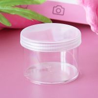 Boxi10/20pcs/set 200ml Slime Box Container Plastic Transparent Storage Box For Fluffy Cloud Clear Crystal Slime Clay Clay  Dough