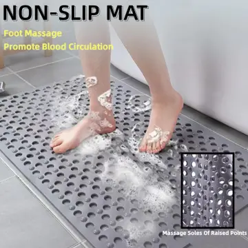 Bathroom Anti Skid Mat Waterproof Hollow Splicing Floor Mat Shower Room  Toilet Bathroom Foot Mat Bathroom Accessories Set