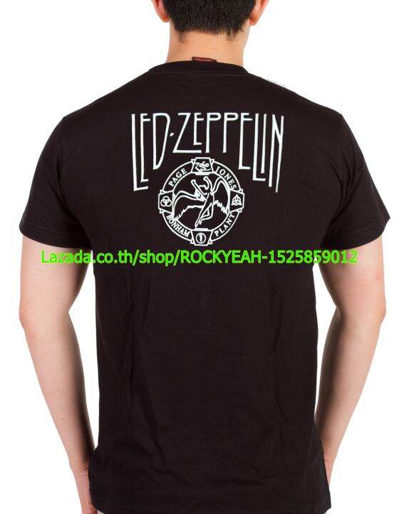 เสื้อวง-led-zeppelin-ร็อคในตำนาน-อมตะ-เลด-เซพเพลิน-ไซส์ยุโรป-rdm962