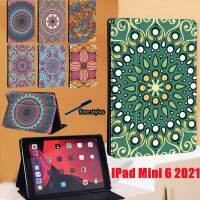 ขายดี YJ99529 - /○ เคส IPad Mini 6เคสกันกระแทกพิมพ์ลายซีรีส์ Mandala 2021สำหรับขาตั้งพับได้6th รุ่น8.3นิ้ว