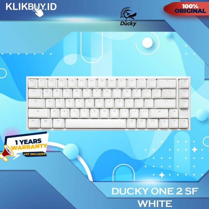 DUCKY ONE 2 SF WHITE - RGB PBT DOUBLE SHOT GAMING KAYBOARD | Lazada ...