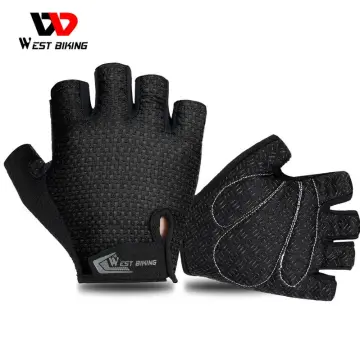 【COD & Ready Stock】Men/Women Stretch Sun Protection Full Finger Driving  Mittens Work Gloves Anti-Slip Fishing Gloves
