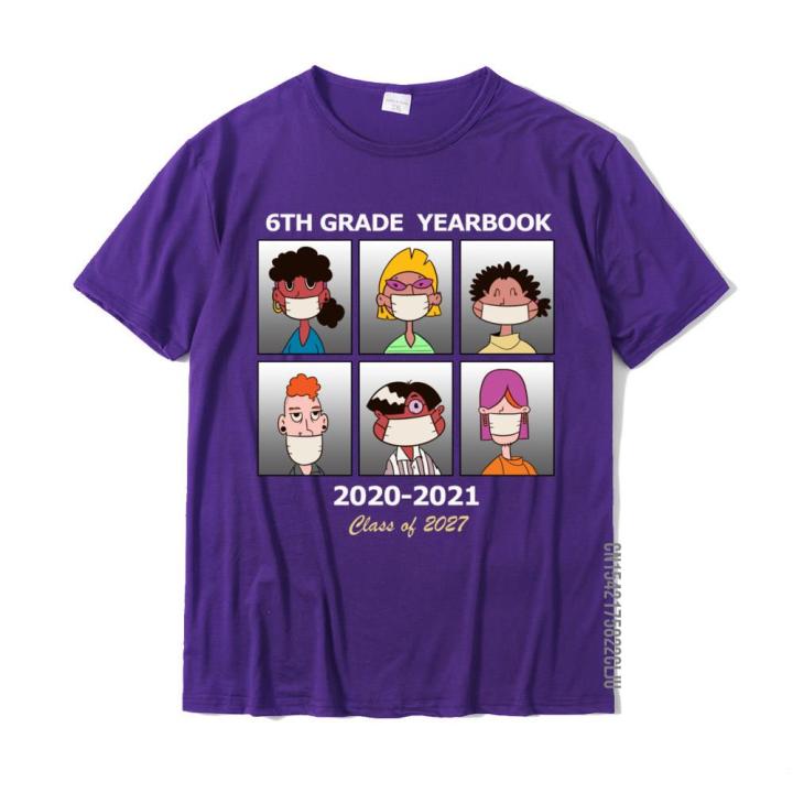 funny-yearbook-6th-grade-class-2027-graduation-original-gift-hip-hop-mens-t-shirts-cool-tops-shirts-cotton-custom