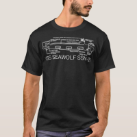 2023 newUSS Seawolf SSN21 American Nuclear Submarine T-Shirt 100 Cotton O-Neck Short Sleeve Casual Mens T-shirt Size S-3XL