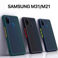 [คุณภาพดี] [ ส่งจากไทย ] CASE SAMSUNG GALAXY M31 เคสซัมซุง เคสกันกระแทก ปุ่มสีผิวด้าน ขอบนิ่มหลังแข็ง เคสโทรศัพท์ พร้อมส่ง