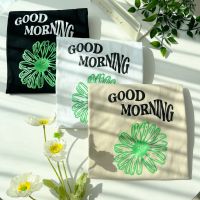 AnyWear - เสื้อ Oversize ลาย Good morning flower