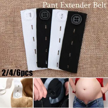 Buttonhole Elastic Band for Pants Button Extenders, Maternity Bands,  Adjustable Belts 