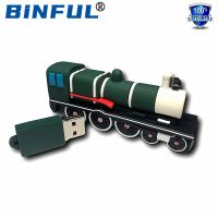 BINFUL Cartoon New Train USB Flash Drive 128GB Pen Drive Pendrive 16GB 32GB 64GB 128GB 256GB U DISK Memory Stick Free shipping