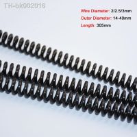 ✲▧♞ 1/2/3/5Pcs Y-type Compression Spring Wire Dia 2/2.5/3mm Pressure Spring 65 Manganese Steel Length 305mm Lamp Switch Equipment