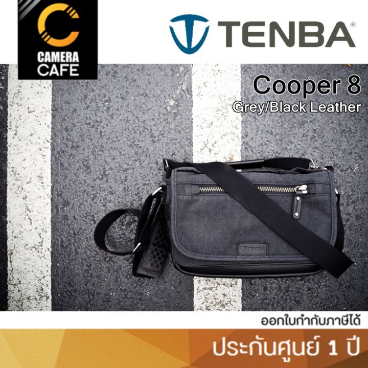 tenba-cooper-8-gray-black-leather-กระเป๋ากล้อง-ประกันศูนย์-1-ปี