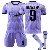 หมายเลข9 Karim Benzema No. 10 Luka Modrireal-Ma Drids CFS เสื้อเจอร์ซีย์เตะฟุตบอล S สำหรับเด็กหญิงเด็กชายและผู้ชายผู้หญิง22-23ฤดูอยู่บ้านและไม่อยู่21เสื้อยืดเสื้อกีฬาฟุตบอล Rodrygo เสื้อเจอร์ซีย์เตะฟุตบอลชุดเด็ก0000