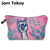 Jom Tokoy Cosmetic Organizer Bag Make Up Printing Alpaca Cosmetic Bag Fashion Women Brand Makeup Bag Hzb924