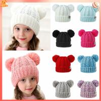 LIPS Cute Ski Caps Soft Crochet Knitted Bobble Hat Baby Winter Hat Beanie Cap Pom Pom Hat