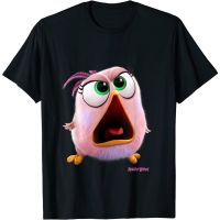 เสื้อยืดผ้าฝ้ายพรีเมี่ยม เสื้อยืด พิมพ์ลาย Angry Birds Angry Hatchling