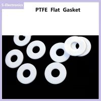 ปะเก็นเครื่องซักผ้าแบน PTFE 8-300มม. สีขาวสำหรับเกจวัดความดันปะเก็นหน้าแปลนทนอุณหภูมิสูง