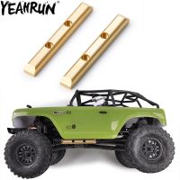 YEAHRUN Brass Boulder Bars for Axial SCX24 90081 AXI00001 AXI00002 AXI00005 AXI00006 Frame Rails 1/24 RC Crawler Car Parts  Power Points  Switches Sav