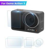 9H Tempered Glass Film for Osmo Action 3 HD Lens Protective Film Camera Scratchproof Screen Film for DJI Action 3 Accessories