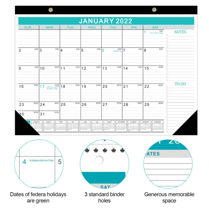 2022-2023-desk-calendar-18-months-desk-calendar-ก-ค-2022-ธ-ค-2023-desk-calendar-2022-2023-with-to-do-amp-notes-and-julian-date-17-x-12