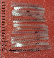 【CW】 15values x20pcs 300pcs 3V 24V LL34 SMD Zener diode package 1/2W 1N4148 KIT 0.5W 3V3 3V9 4V7 5V1 7V5 8V2 10V 12V 15V 16V 18V 20V