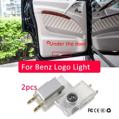 2X For Mercedes Benz E W210 W639 Sprinter VIANO VITO Amg Led Car Door Laser Projector Ghost Shadow Light Styling Accessories Bulbs  LEDs HIDs