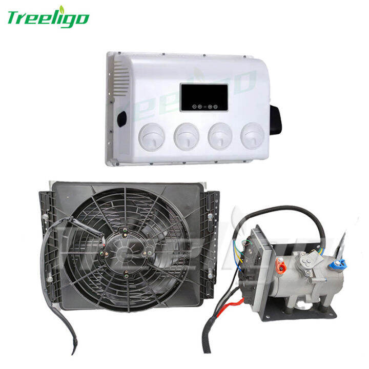 Treeligo Electric Truck 12v 24v Air Conditioner Motorhome rv camper van