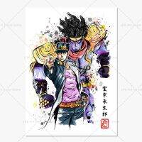 Jojo โปสเตอร์ผจญภัยแบบแปลกประหลาดอนิเมะ Jojo โปสเตอร์ภาพวาดผ้าใบติดผนังพิมพ์รูปภาพศิลปะสำหรับ23N อยู่อาศัย0706