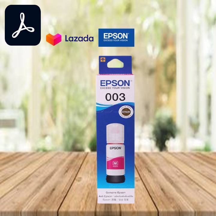 Epson 003 Magenta Original Ink Bottle C13t00v300 Lazada Ph 0847