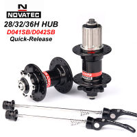 Novatec Hub D041SB D042SB Mountain Bike Disc Card Brake 283236 Holes MTB Road Bicycle Bearing QR 32H Hubs 891011 Speed