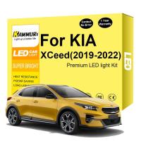 KAMMUIR Canbus ไฟเก๋ง LED 12ชิ้นสำหรับ KIA XCeed 2019 2020 2021แผนที่ยานพาหนะอุปกรณ์ใส่ของชุดหลอดไฟเสริมการอ่านรูปทรงกลม