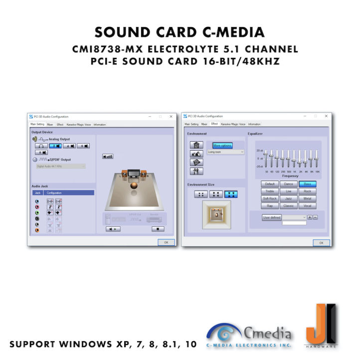 sound-card-c-media-cmi8738-mx-electrolyte-5-1-channel-pci-e-new