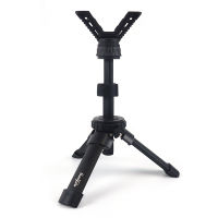 Professional Mini Camera Stick Shooting Hunting escope Tripod Outdoor Aluminum V Yoke Head with Height Adjustment for Outdoor