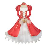 Brdwn Fate Grand Order Fate EXTRA Womens Nero Claudius Caesar Augustus Germanicus Cosplay Costume Evening Dress