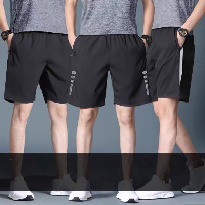 GZ Store Hot sales กางเกงขาสั้น รูปแบบใหม่ กางเกงขาสั้นกีฬาลำลองสำหรับบุรุษกระเป๋าซิปสองช่องกางเกงขาสั้นกีฬาสำหรับผู้ชาย แห้งเร็ว กางเกง