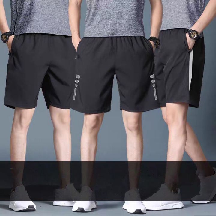 gz-store-hot-sales-กางเกงขาสั้น-รูปแบบใหม่-กางเกงขาสั้นกีฬาลำลองสำหรับบุรุษกระเป๋าซิปสองช่องกางเกงขาสั้นกีฬาสำหรับผู้ชาย-แห้งเร็ว-กางเกง