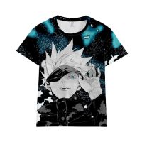 2023 newGojo Satoru Japanese Anime Jujutsu Kaisen Summer baju t shirt lelaki Women Short Sleeve Tshirt Ryomen Sukuna Men T-Shirt Clothes jersey