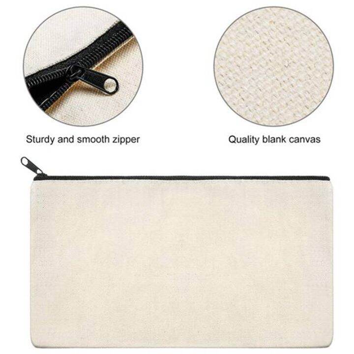 50pcs-canvas-zipper-bag-pencil-case-cosmetic-bag-blank-bag-diy-craft-bag-cosmetic-bag-cosmetic-bag-diy-craft-school