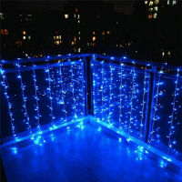 LED Holiday WaterProof Fairy Christmas Curtain Icicle String Light 3M*12M Plug Powered 8 Modes Decoration Wedding Party