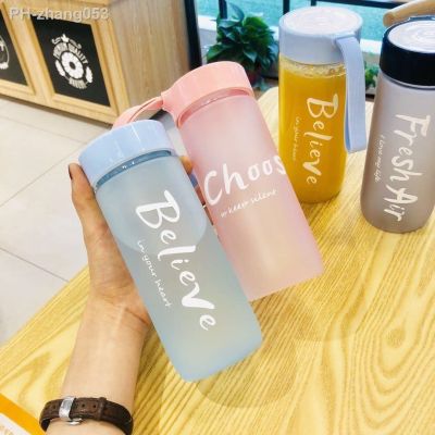 High-capacity 600ml Sports Water Bottle Portable Plastic Outdoor Drinking Cup Creative Gift Water Bottle