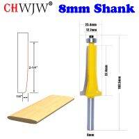 CHWJW 8mm Shank คุณภาพอุตสาหกรรม Louver Slat Router Bit - เครื่องตัดทังสเตนคาร์ไบด์ C3 u200bu200bขนาดกลาง