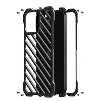 Hollow Out Super Cool Design Shockproof Armor Aluminum Alloy Metal For Iphone 13 12 Pro Max Mini Men Back Cover Protector Case