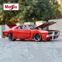 Maisto 1:24 1969 DODGE CHARGER Rt ล้อแม็กรถยนต์รุ่น D Iecasts ของเล่นโลหะรถสปอร์ตรุ่นจำลองสูงคอลเลกชันเด็กของขวัญ