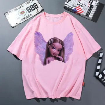 Womens T Shirt Streetwear 90s Summer Y2k Womens Clothing Bratz