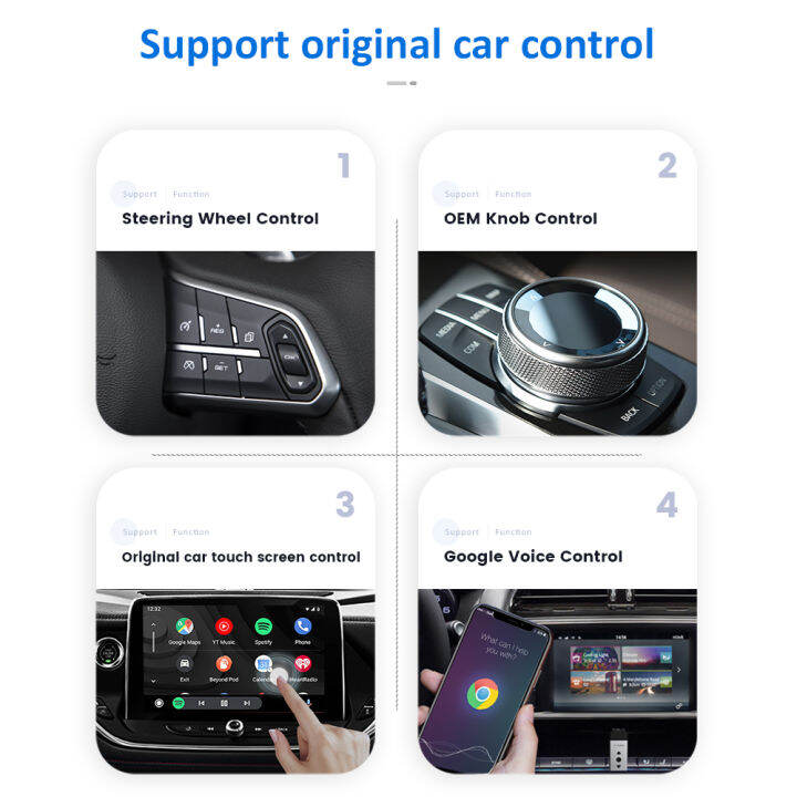 สายไร้สาย-android-อะแดปเตอร์อัตโนมัติรถ-ai-กล่องไร้สาย-dongle-เสียบเล่น-wifi-สำหรับโตโยต้า-kia-มาสด้านิสสันคัมรี่ซูซูกิ-subaru