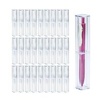 25Pcs Reusable Pen Gift Box Pencil Packaging Box Set Empty Plastic Pen Storage Container